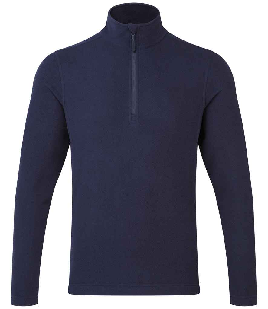 Premier Unisex Recyclight® 1/4 Zip Fleece - Navy