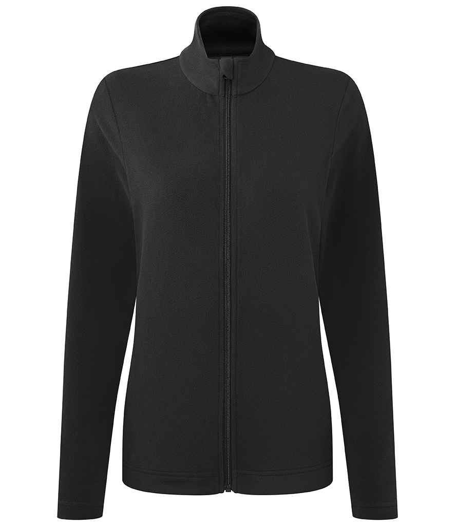 Premier Ladies Recyclight® Ultra Full Zip Micro Fleece - Black