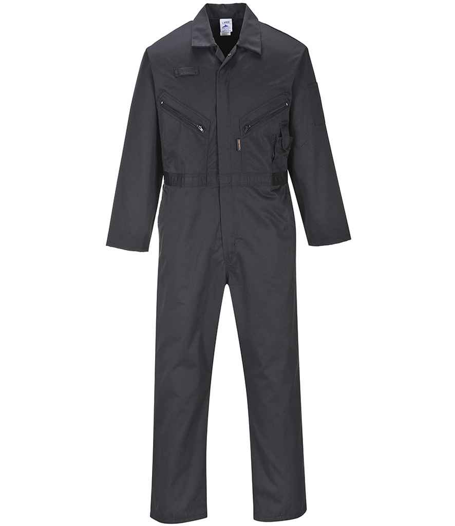 Portwest Liverpool Zip Coverall - Black