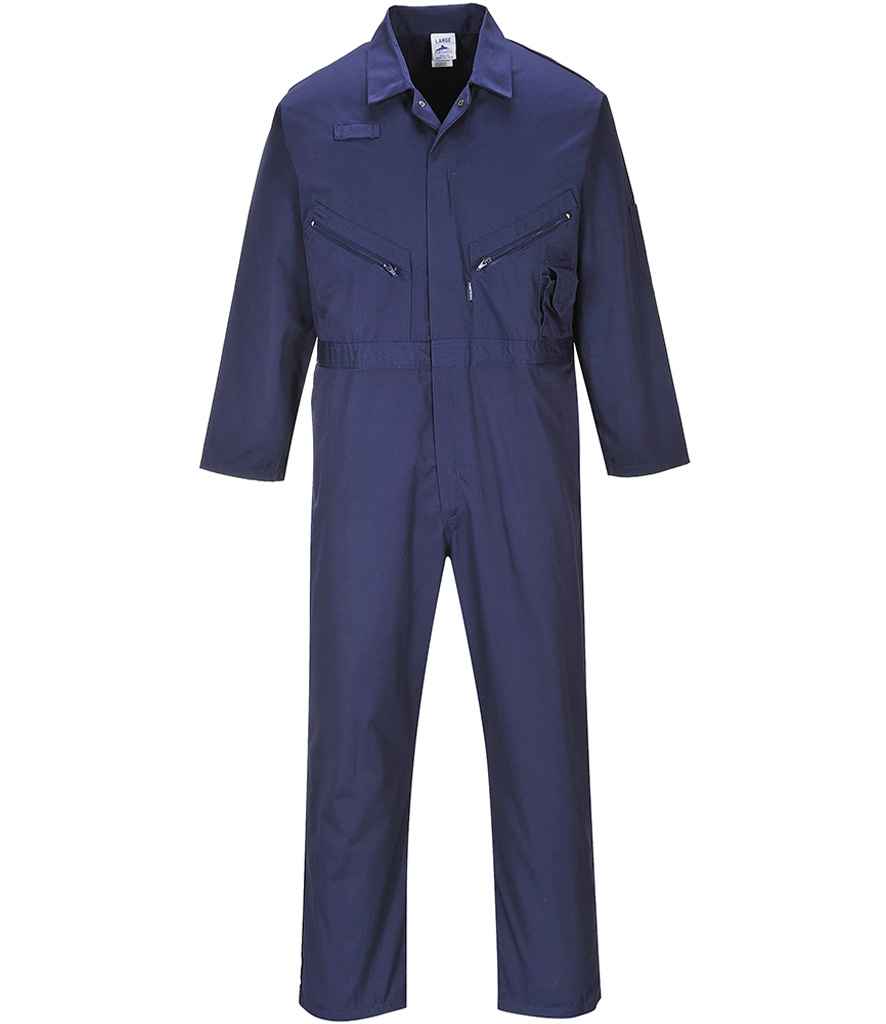 Portwest Liverpool Zip Coverall - Navy