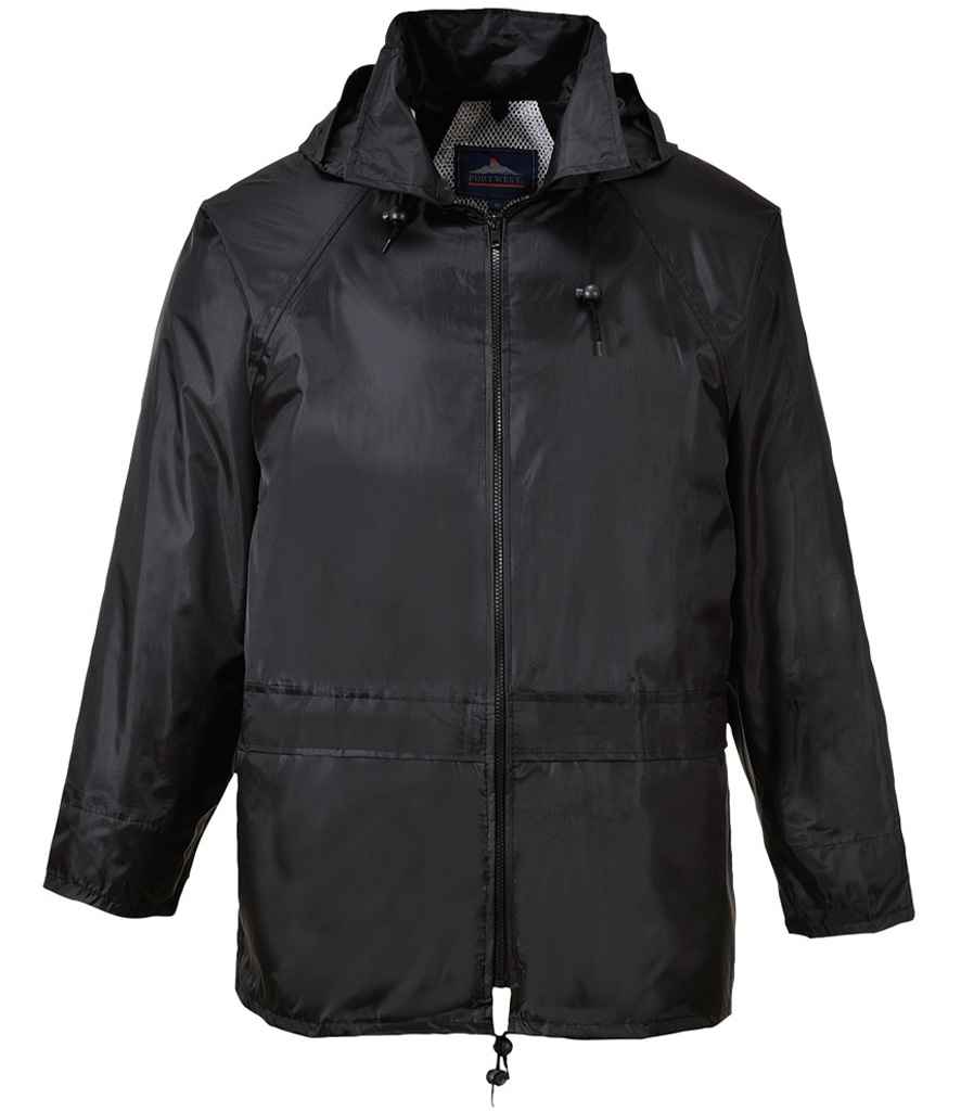 Portwest Classic Rain Jacket - Black