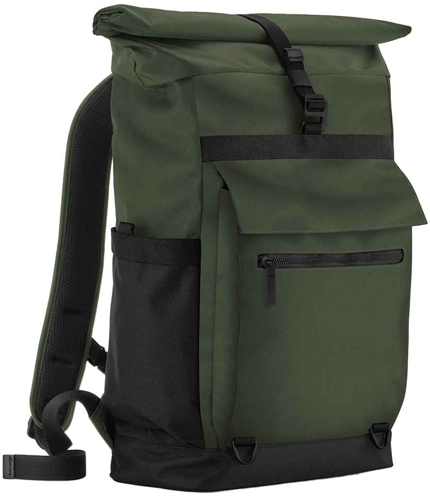 Quadra Axis Roll-Top Backpack - Forest Night