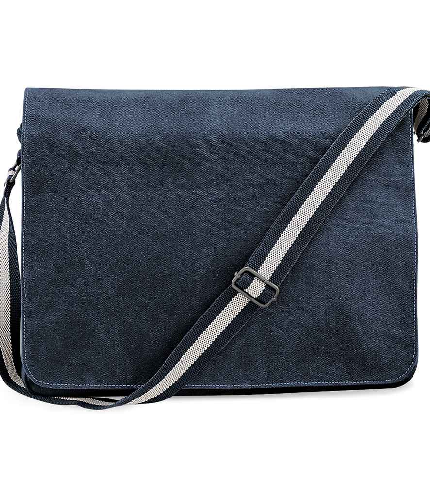Quadra Vintage Canvas Despatch Bag - Vintage Oxford Navy