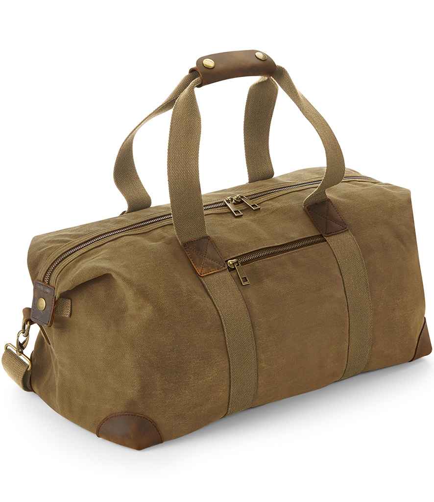 Quadra Heritage Waxed Canvas Holdall - Desert Sand