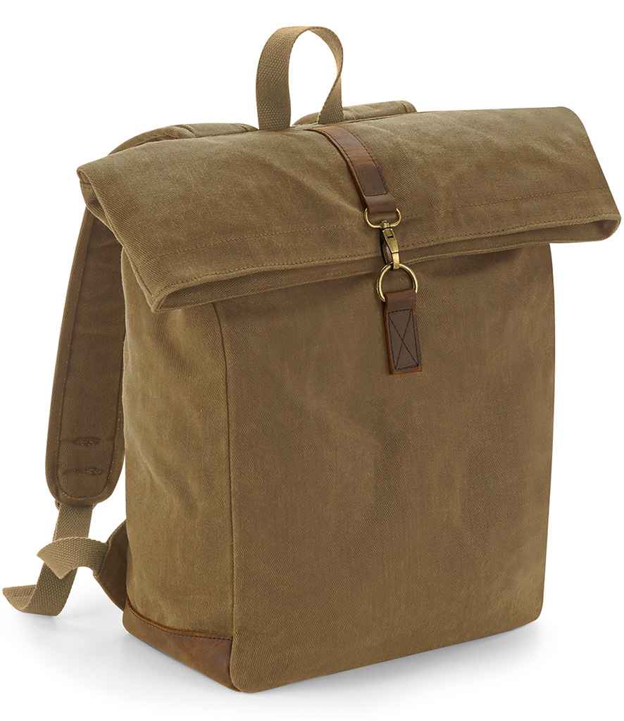 Quadra Heritage Waxed Canvas Backpack - Desert Sand