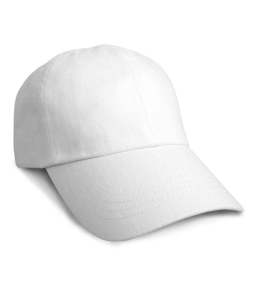 Result Heavy Cotton Drill Pro-Style Cap - White