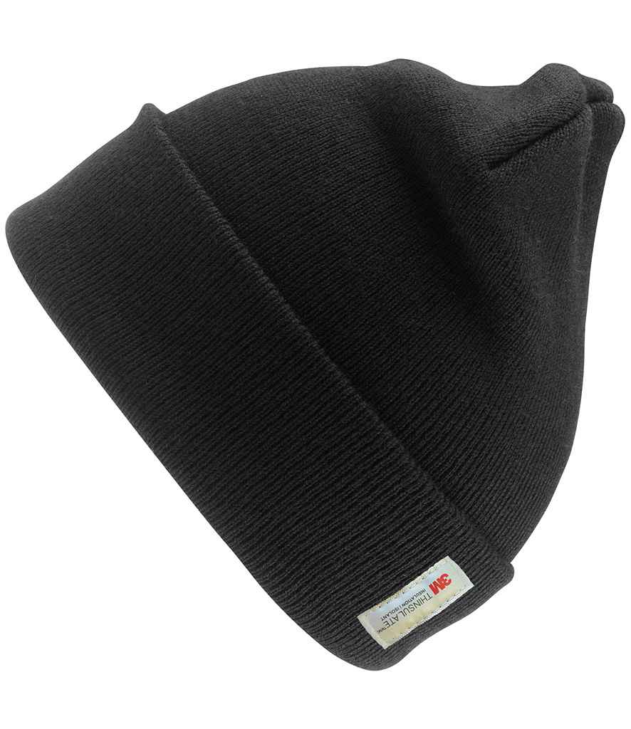 Result Woolly Ski Hat with Thinsulate™ Insulation - Black