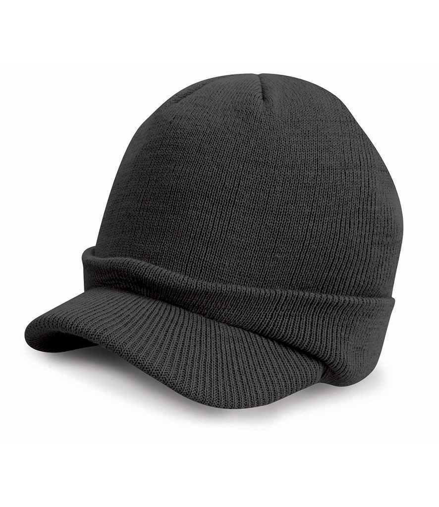 Result Esco Army Knitted Hat - Charcoal
