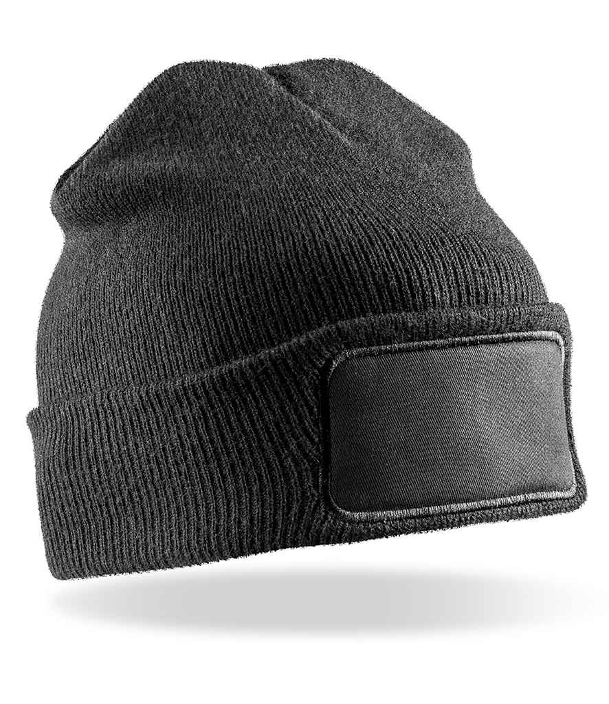 Result Recycled Thinsulate™ Printers Beanie - Black