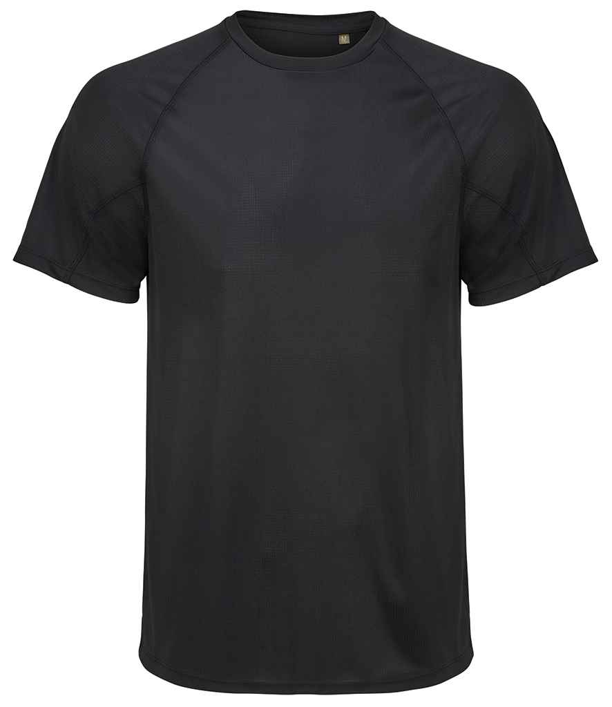 SOL'S Vortex Ripstop Performance T-Shirt - Black
