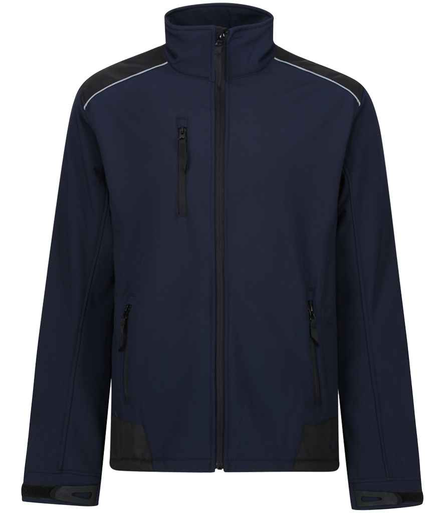 Regatta Sandstorm Soft Shell Workwear Jacket - Navy/Black