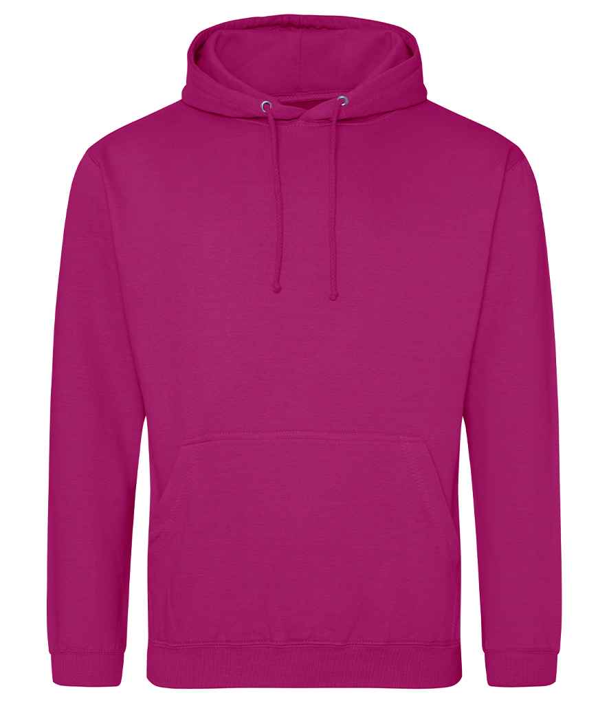 AWDis College Hoodie - Festival Fuchsia