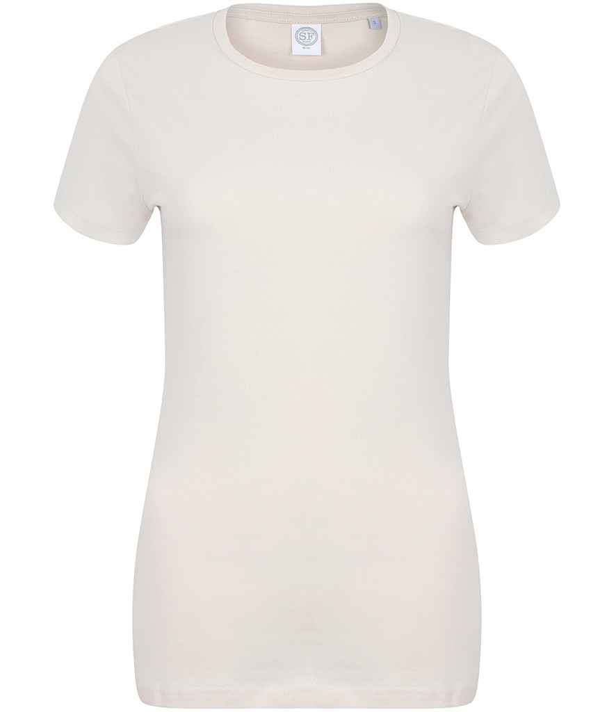 SF Clothing Ladies Feel Good Stretch T-Shirt - Light Stone