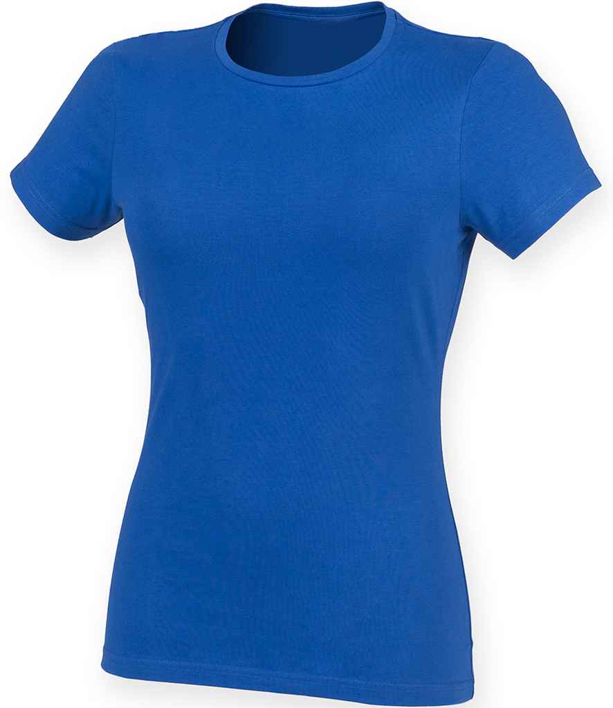 SF Clothing Ladies Feel Good Stretch T-Shirt - Royal Blue
