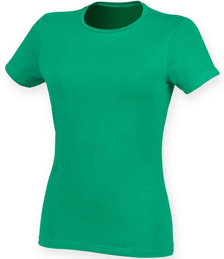 SF Clothing Ladies Feel Good Stretch T-Shirt - Green