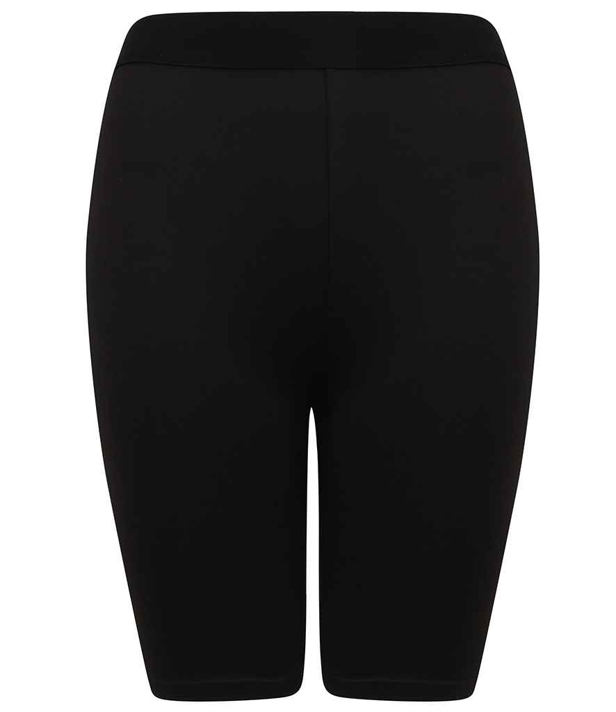 SF Clothing Ladies Fashion Cycling Shorts - Black/Black
