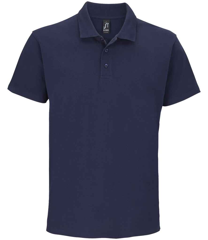 SOL'S Summer II Cotton Piqué Polo Shirt - French Navy