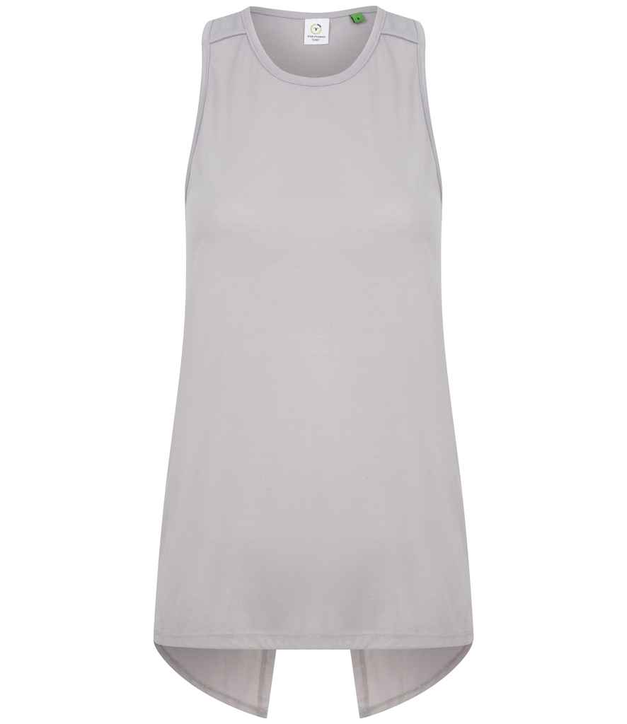 Tombo Ladies Open Back Vest - Light Grey