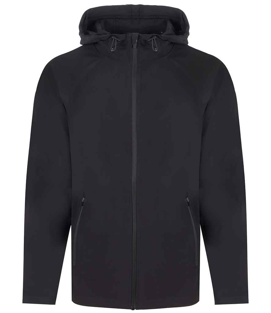 Tombo Unisex Technical Zip Through Hoodie - Black