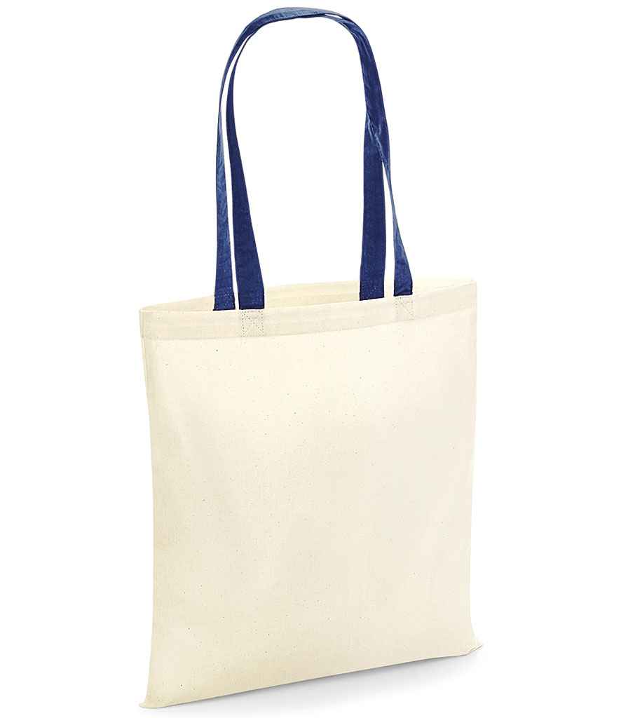 Westford Mill Bag For Life - Contrast Handles - Natural/French Navy
