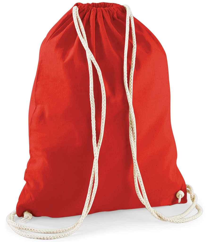 Westford Mill Cotton Gymsac - Bright Red