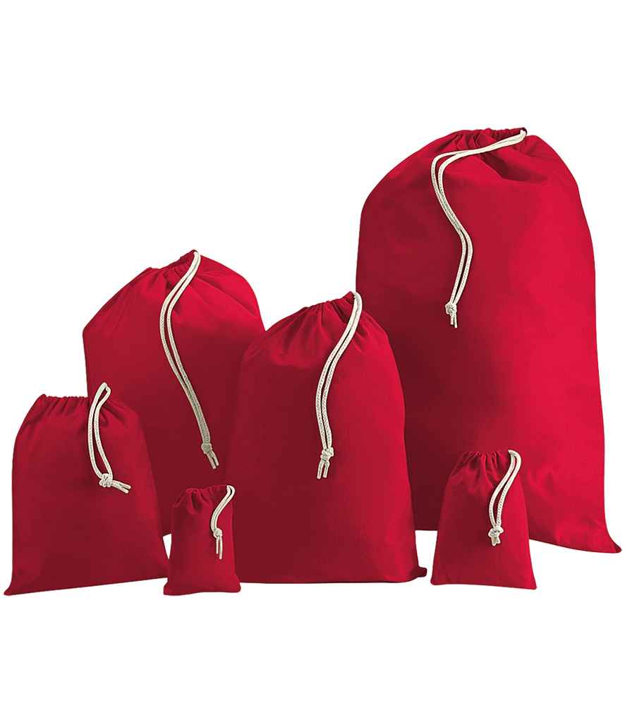 Westford Mill Cotton Stuff Bag - Classic Red