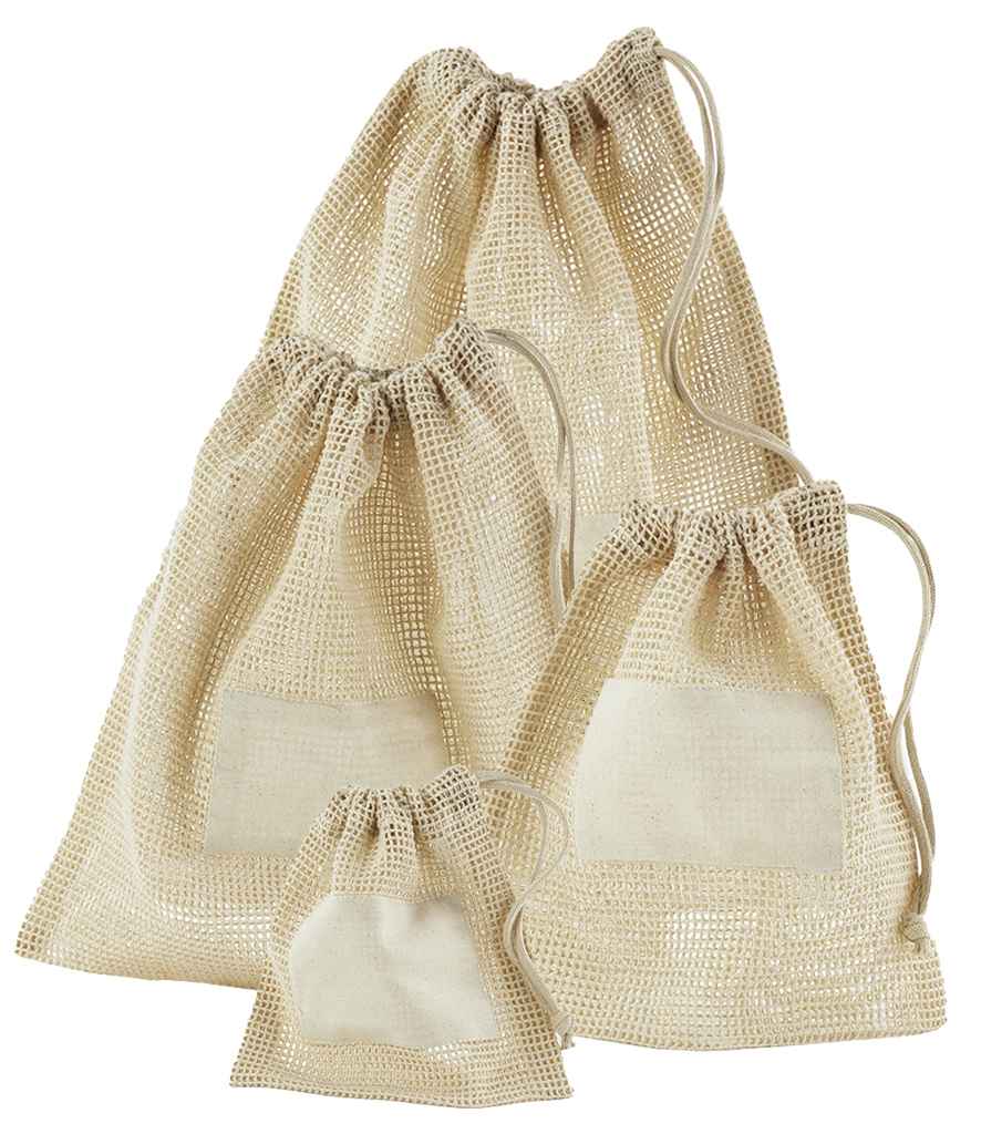 Westford Mill Organic Cotton Mesh Sacks - Natural