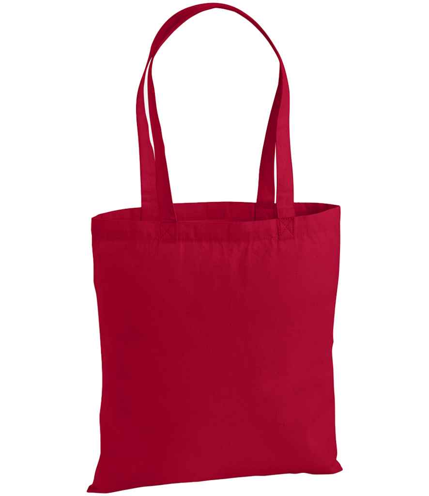 Westford Mill Premium Cotton Tote Bag - Classic Red