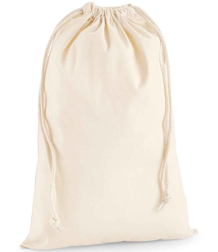Westford Mill Premium Cotton Stuff Bag - Natural