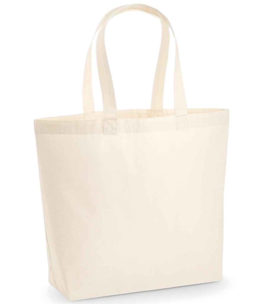 Westford Mill Premium Cotton Maxi Tote Bag - Natural