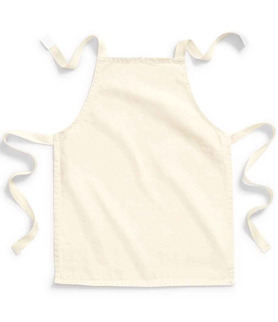Westford Mill Fairtrade Kids Craft Apron - Natural
