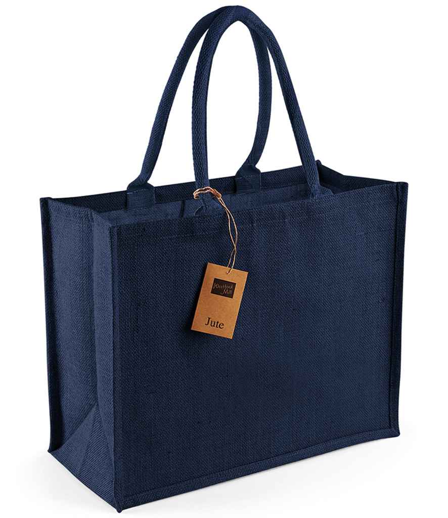 Westford Mill Jute Classic Shopper - Navy/Navy