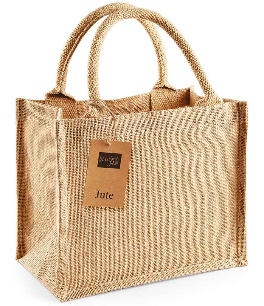 Westford Mill Jute Mini Gift Bag - Natural