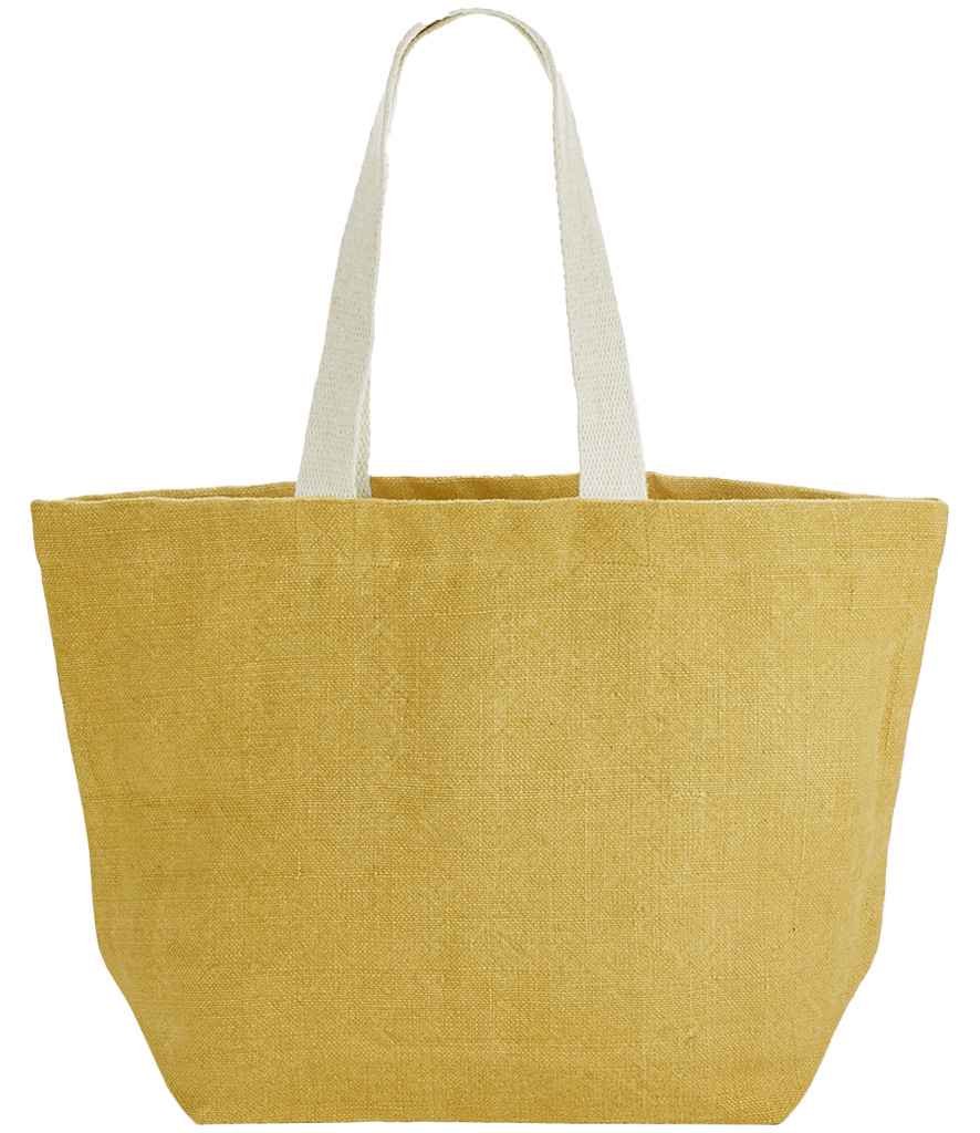Westford Mill Soft Washed Jute Beach Bag - Saffron
