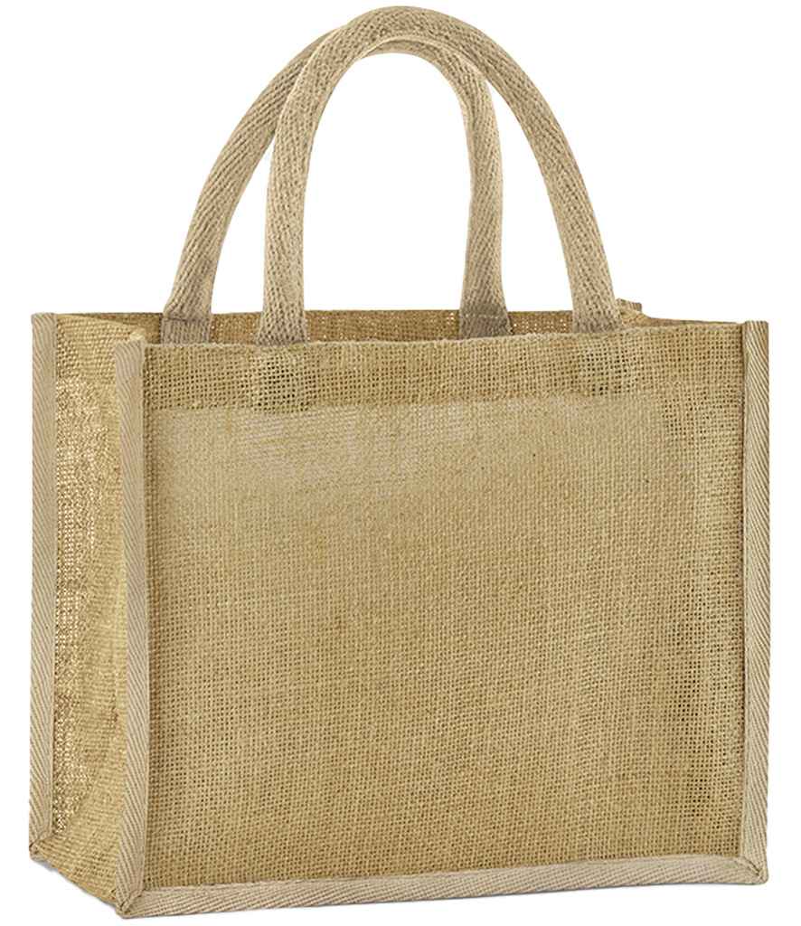Westford Mill Natural Starched Jute Midi Tote Bag - Natural