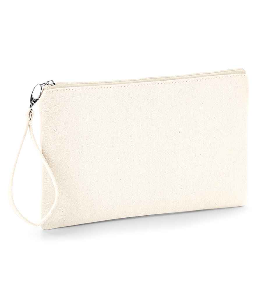 Westford Mill Canvas Wristlet Pouch - Natural/Natural