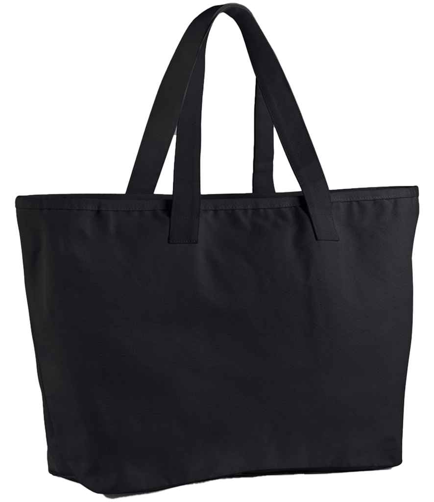 Westford Mill Oversized Heavy Duty Canvas Tote Bag - Black