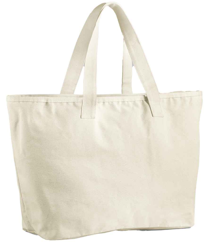 Westford Mill Oversized Heavy Duty Canvas Tote Bag - Natural