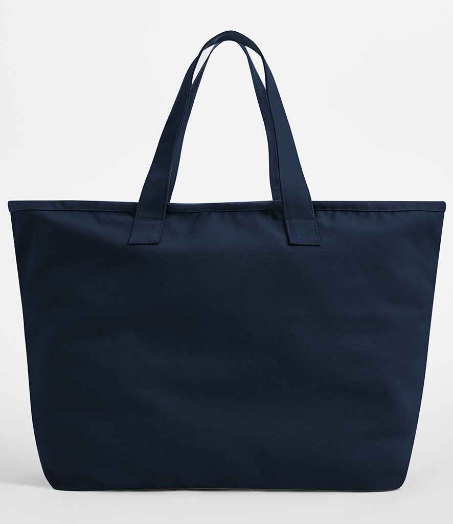 Westford Mill Oversized Heavy Duty Canvas Tote Bag - Navy