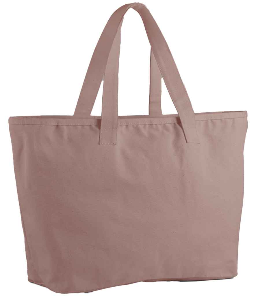 Westford Mill Oversized Heavy Duty Canvas Tote Bag - Rose