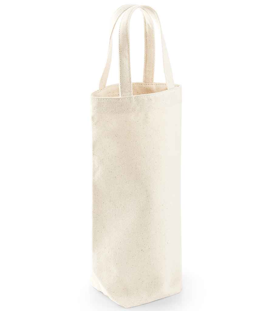 Westford Mill Fairtrade Cotton Bottle Bag - Natural