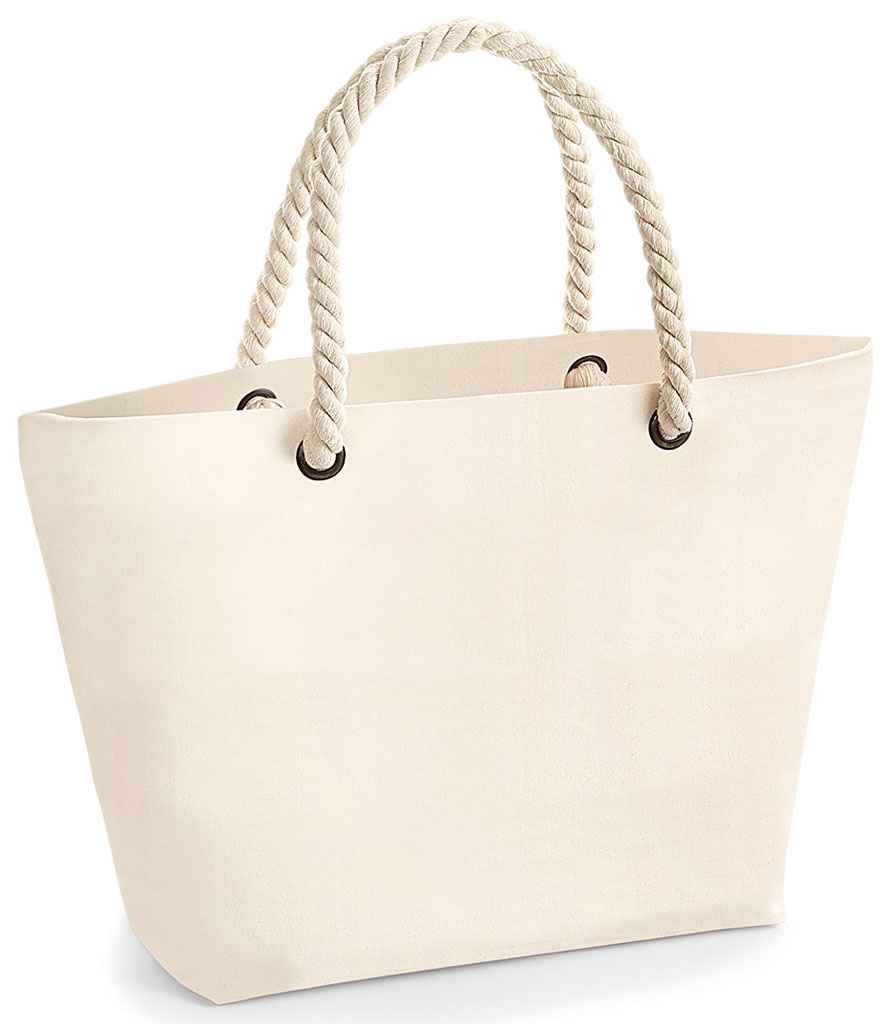 Westford Mill Nautical Beach Bag - Natural