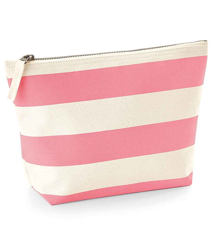Westford Mill Nautical Accessory Bag - Natural/Pink