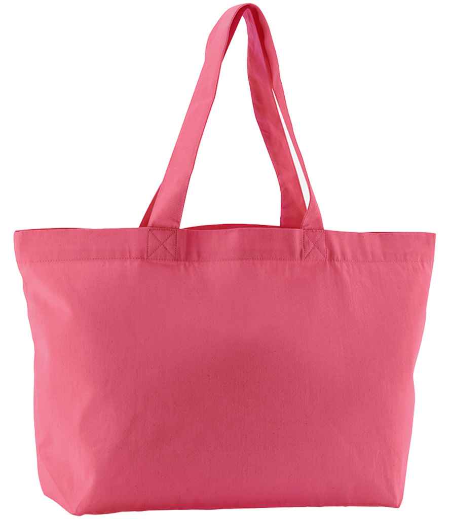 Westford Mill EarthAware® Organic Twill Shopper - Raspberry