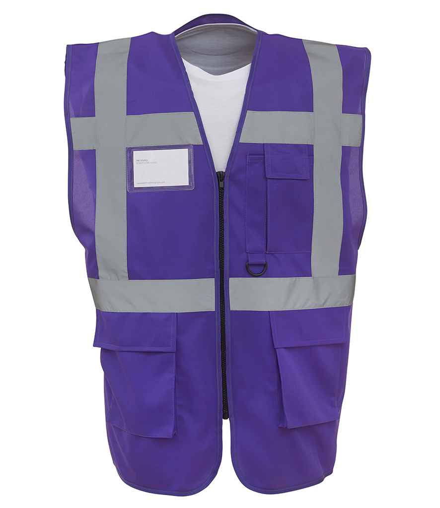 Yoko Executive Waistcoat - Purple