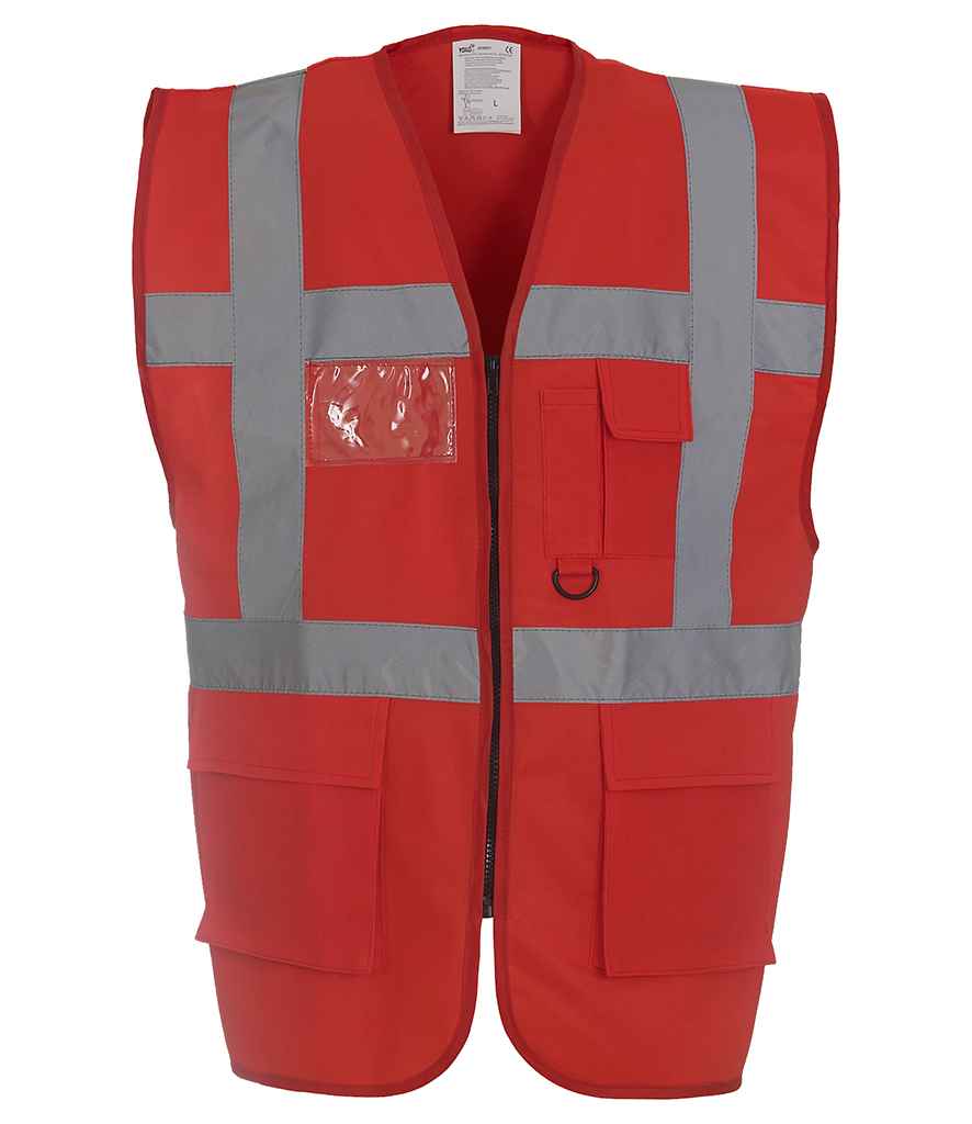 Yoko Executive Waistcoat - Red