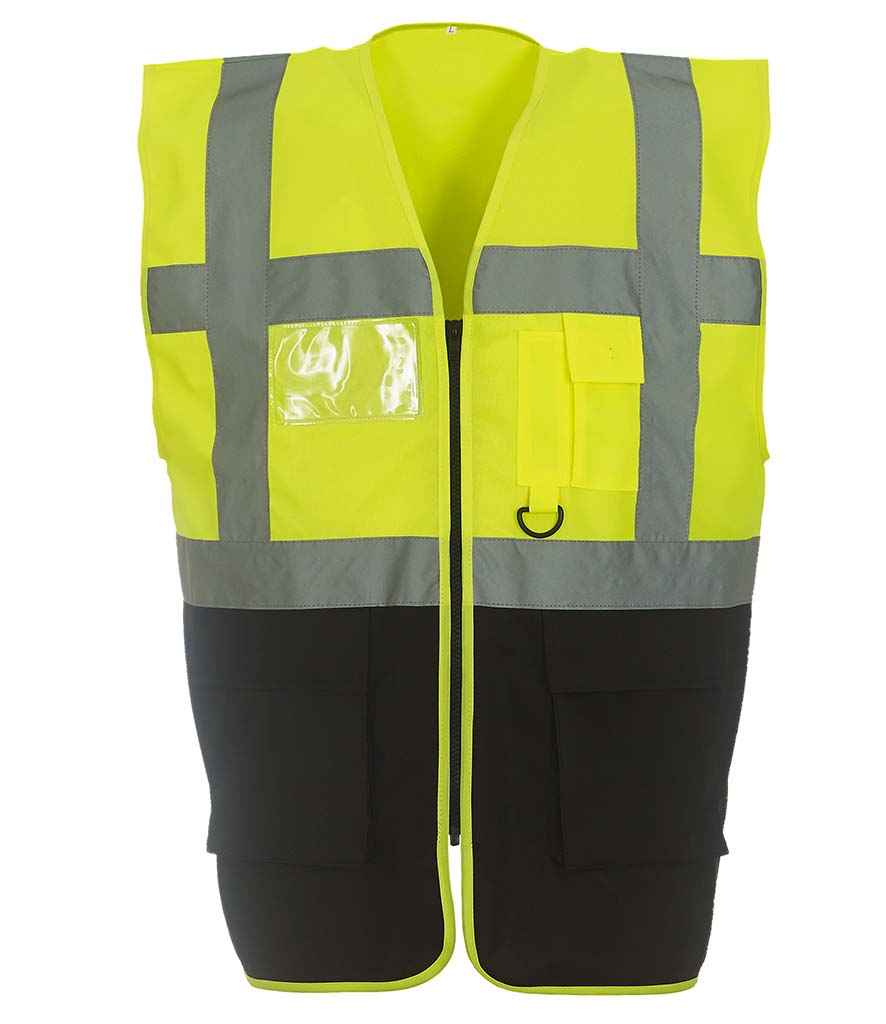 Yoko Executive Waistcoat - Yellow/Black
