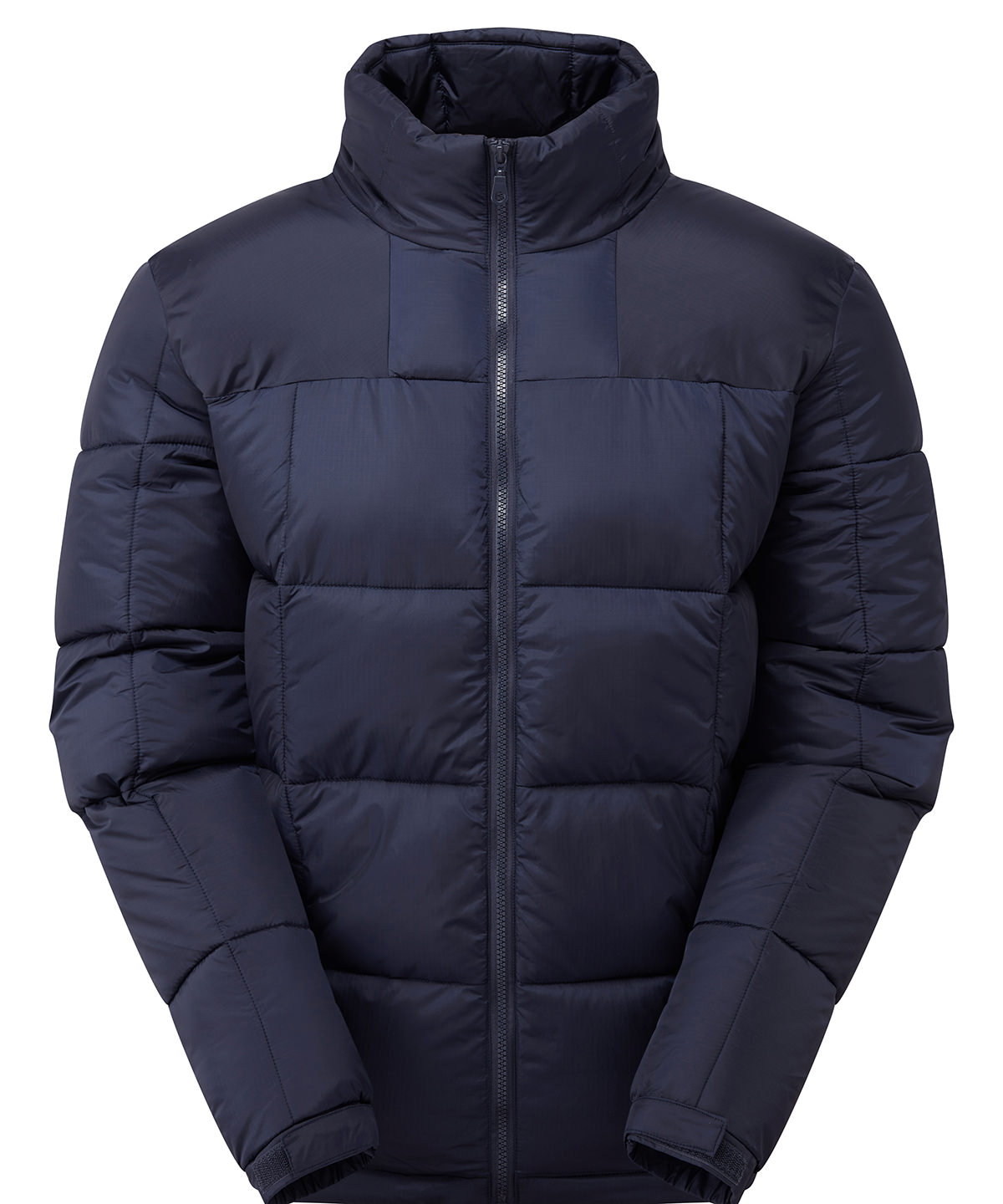 Fourteener box quilt jacket - Navy/Navy