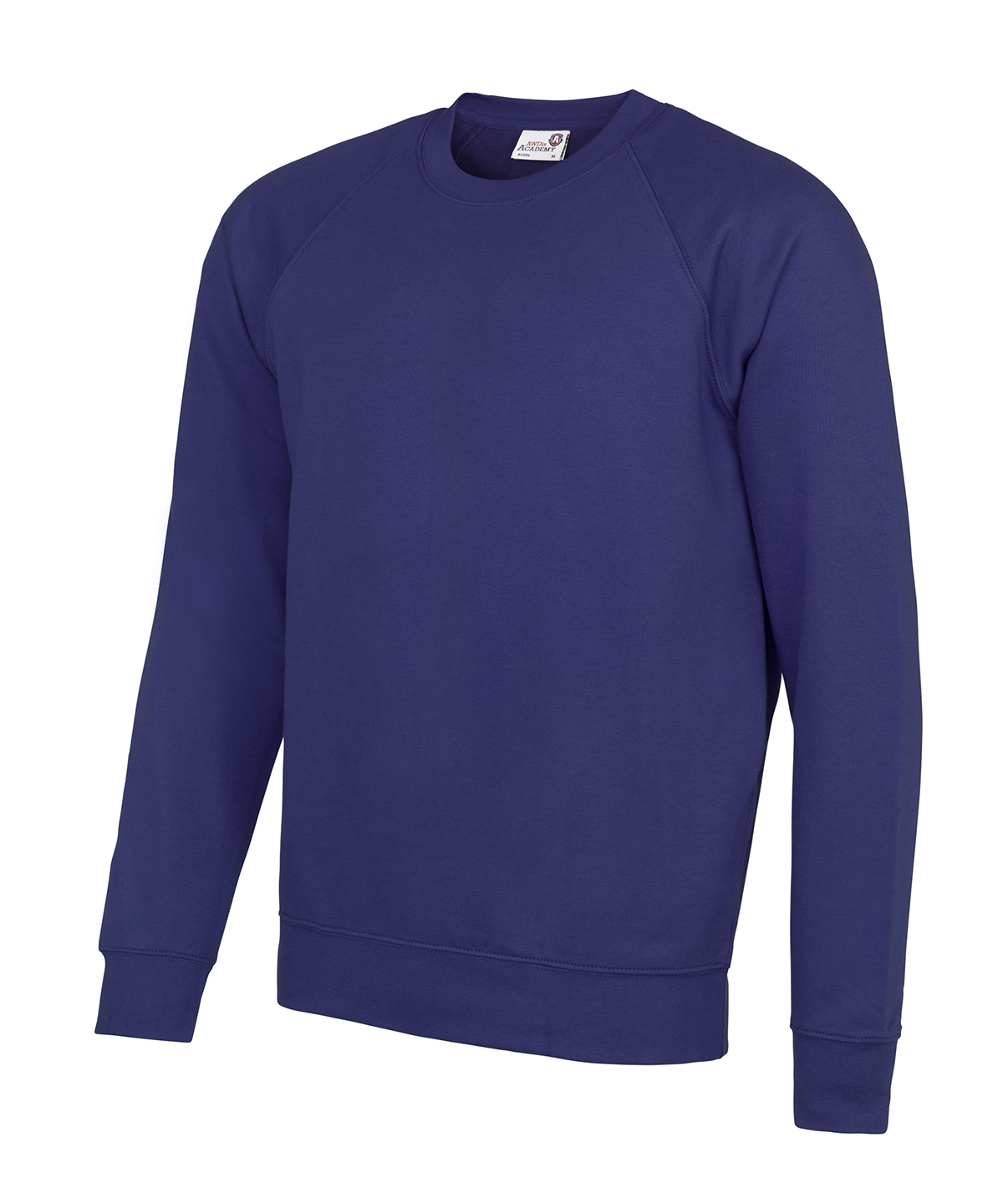 AWDis Academy Senior Raglan Sweatshirt - Academy Purple