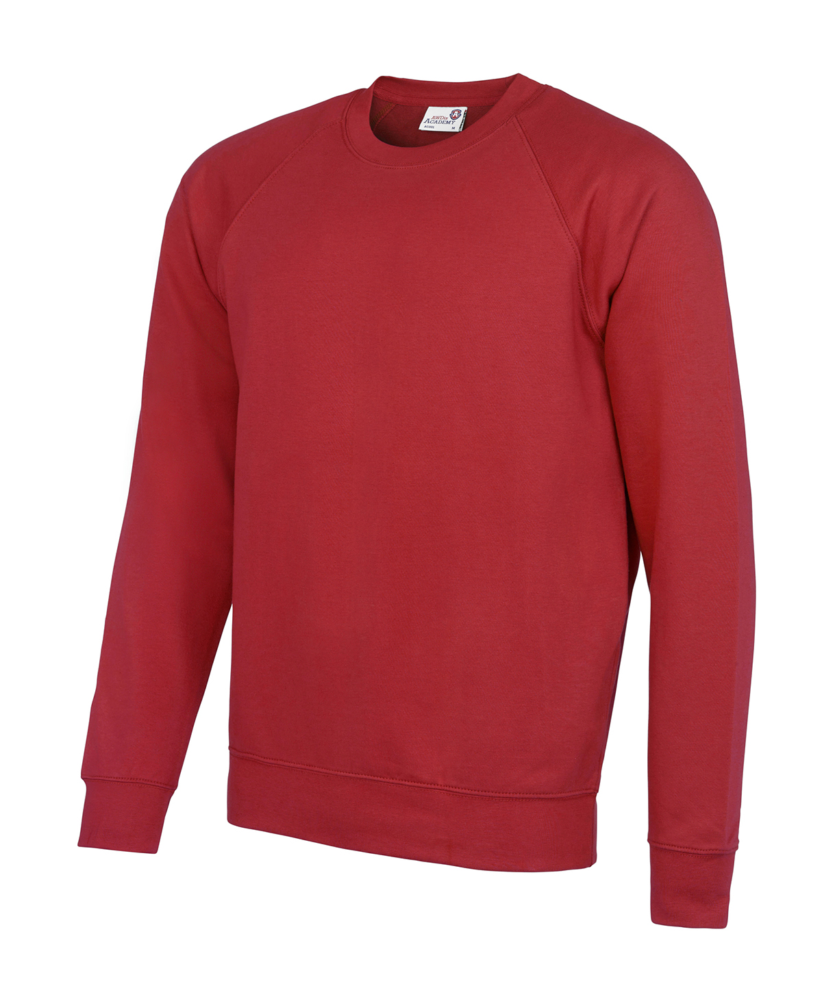 AWDis Academy Senior Raglan Sweatshirt - Academy Red